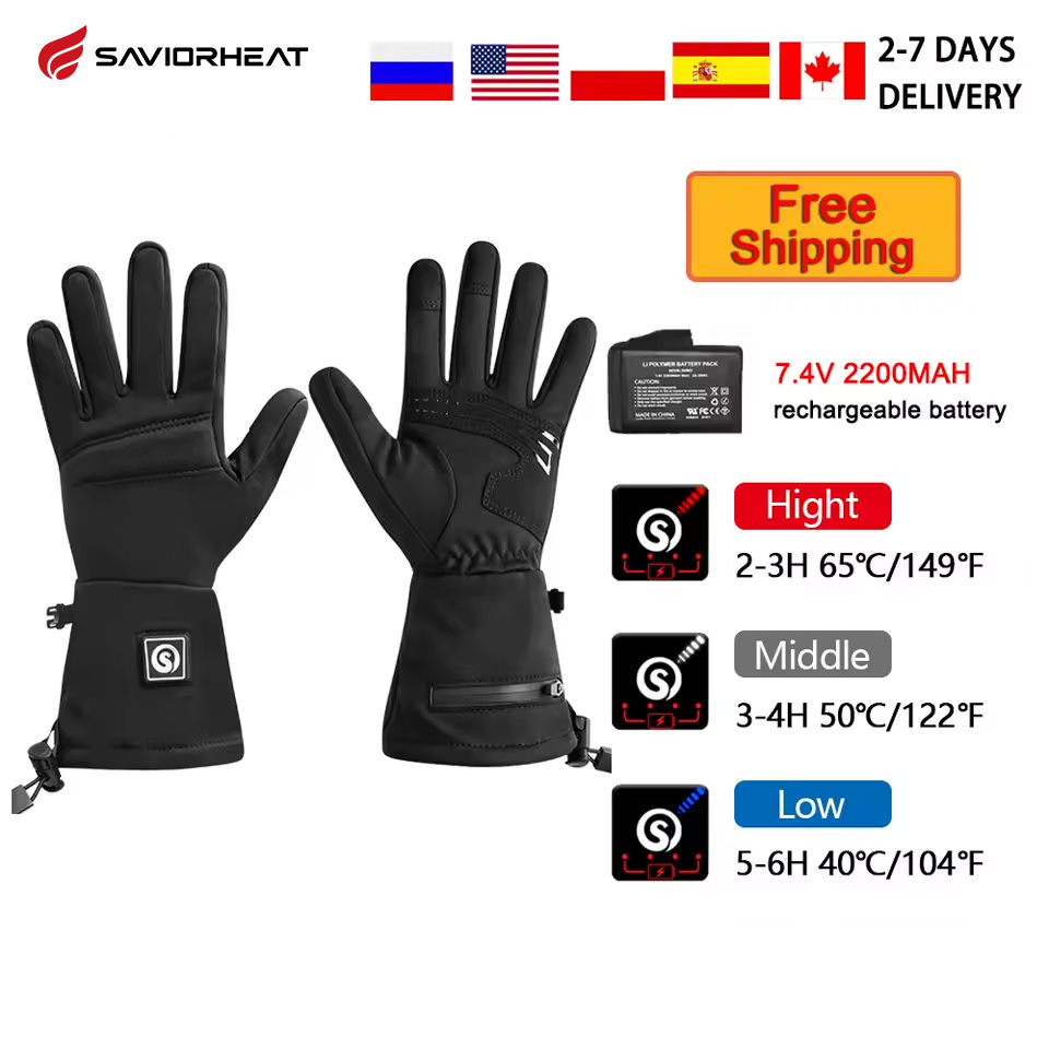 Touch Screen Gloves - Snow Deer S18 Guanti riscaldati invernali