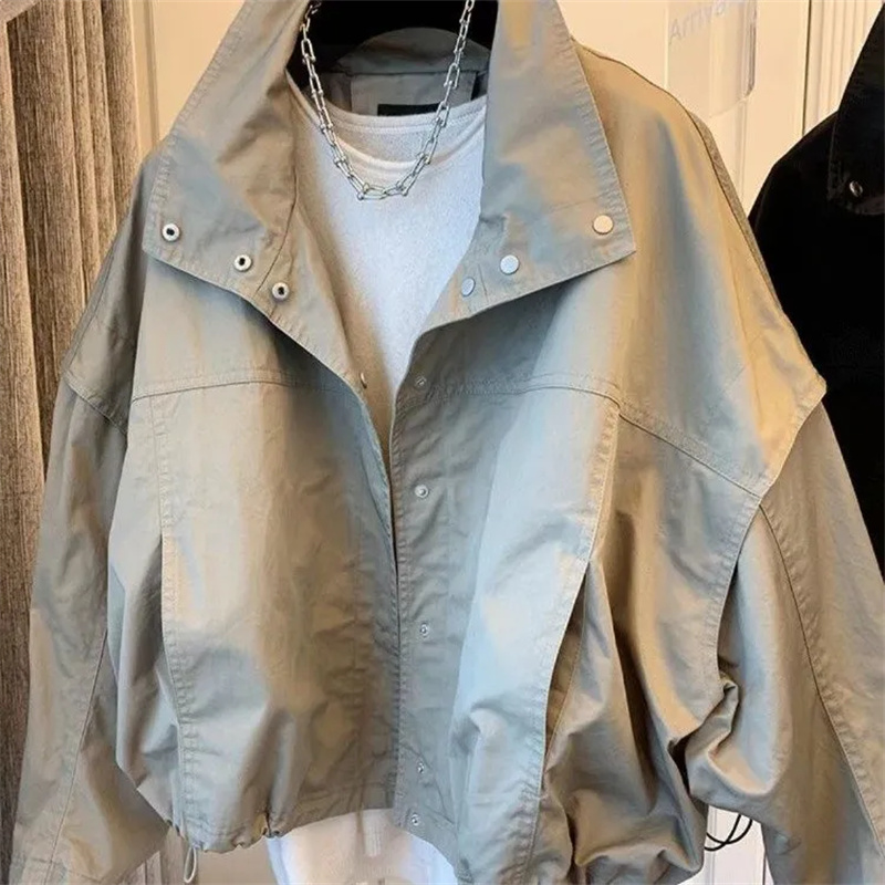 Down Jacket Packable - Cappotto antivento con pieghe a collo