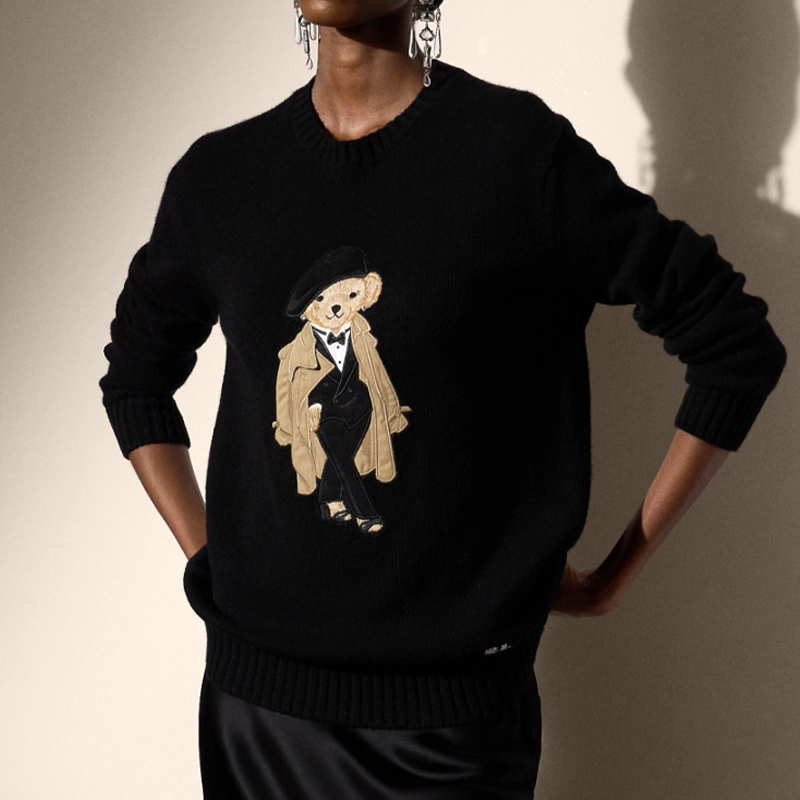 Wool Coat Peacoat - Maglione Teddy Bear in Maglia da