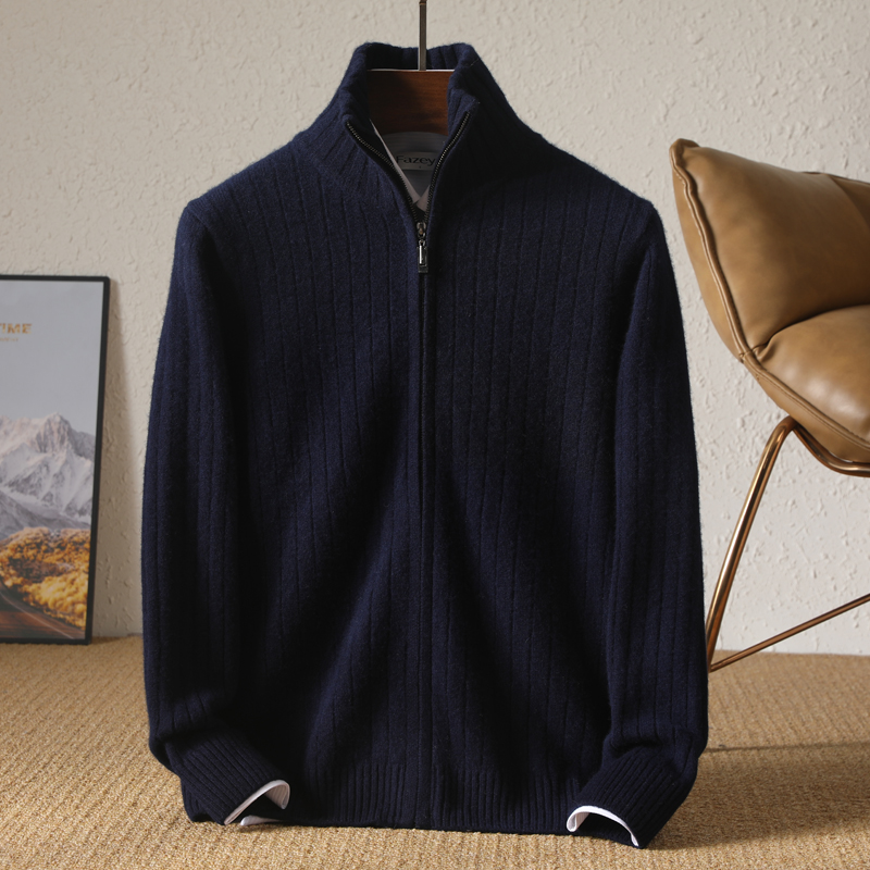 Cardigan da uomo con colletto  - Wool Coat Peacoat recensione e prezzo