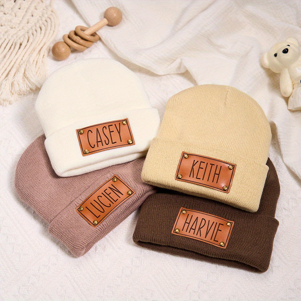 Berretto in maglia con patch i - Knit Beanie Hat Warm recensione e prezzo