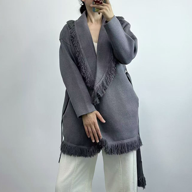 Cardigan da donna in maglia di - Wool Coat Peacoat recensione e prezzo