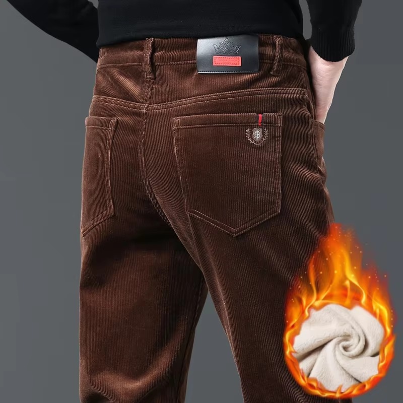 Pantaloni da uomo in velluto a - Corduroy Pant Warm recensione e prezzo