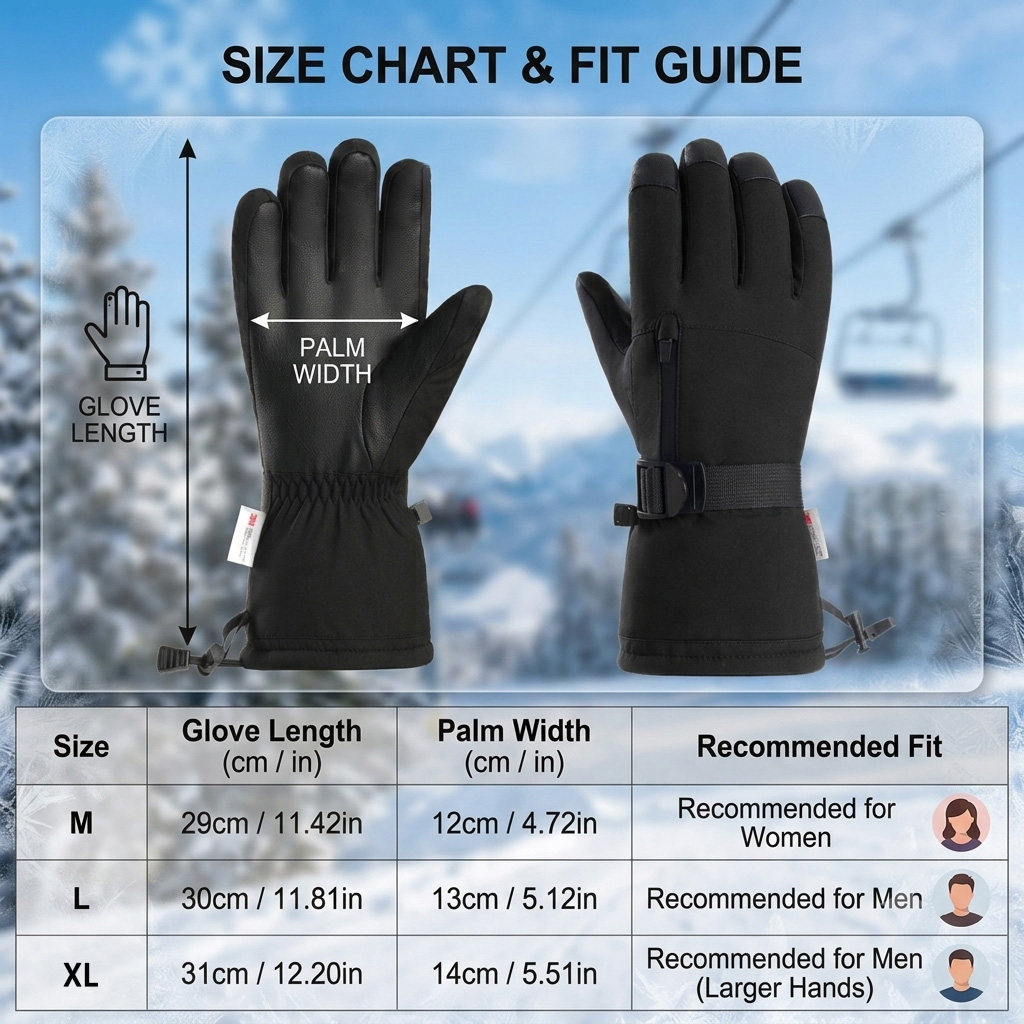 Guanti da Sci Invernali per Uo - Snow Glove Insulated recensione e prezzo